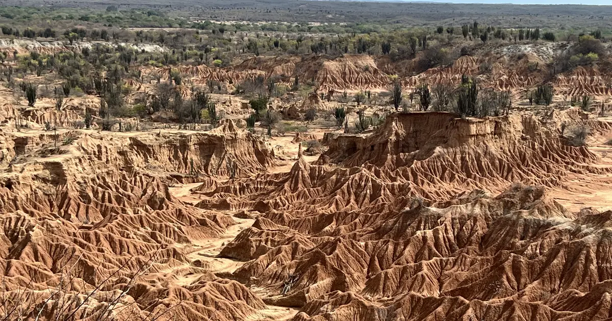 Formaciones erosionadas del Desierto de la Tatacoa, en el Huila